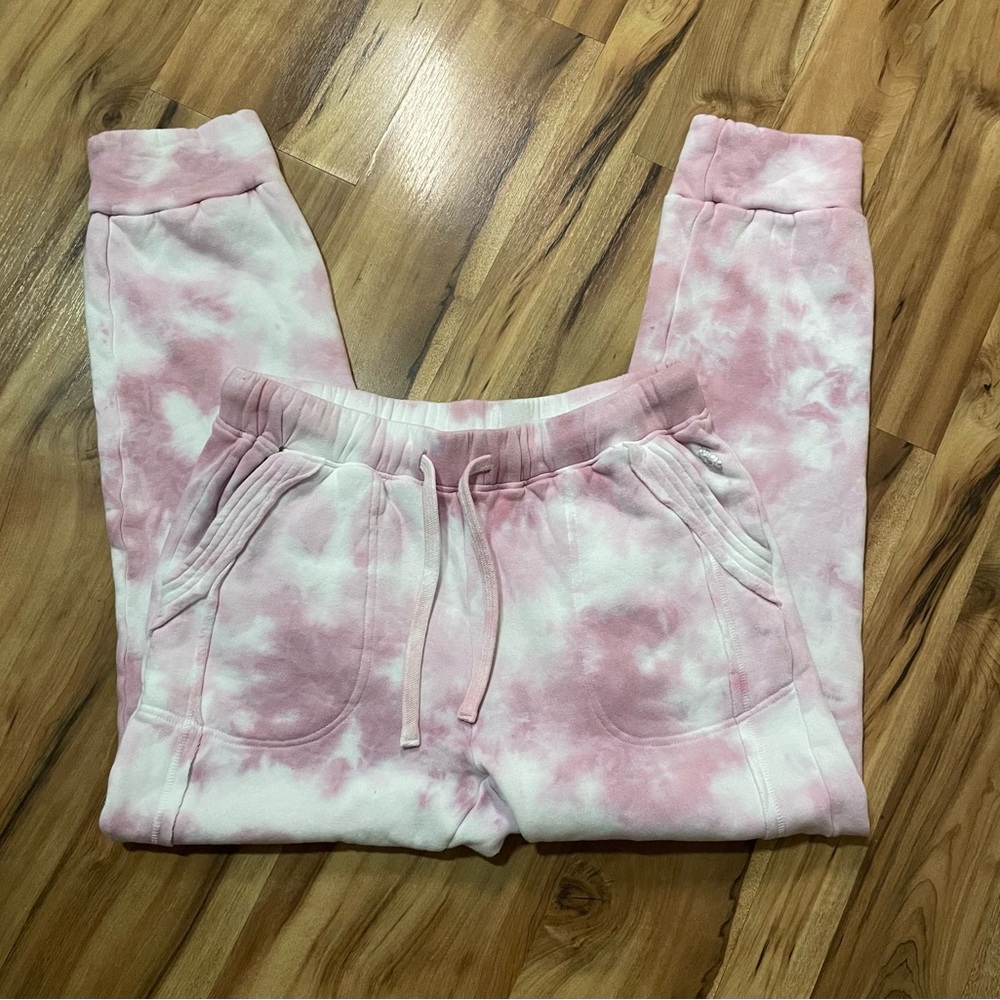 FP Movement by Free People Work it out Pink Tie-Dye Joggers Sz Med - Picture 7 of 7
